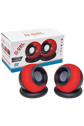D-08l 1+1 Usb Mini Oval Hoparlör - Speaker 2 3 Watt - 4 Ohm
