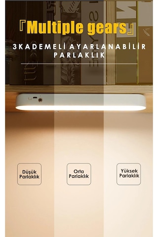 Trendpoint Kumandalı Dokunmatik Çalışma Lambası Usbli Taşınabilir Led Aydınlatma
