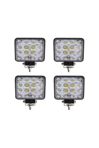 16 Ledli Çalışma Lambası 12-24 Volt İle Uyumlu 1 Yıl  4 Adet
