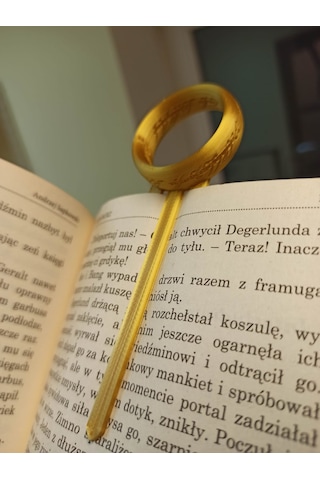 Yüzük Tasarımlı Kitap Ayracı Zarif Ve Fantastik Dokunuş