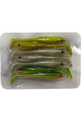 Daiwa Prorex Duckfin Shad 9cm 7 Adet Silikon Yem Uv Set