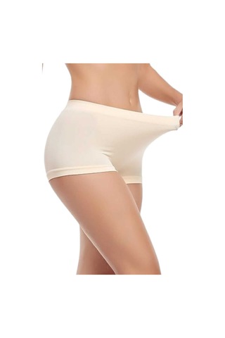 Uniquetrenders Kadın Dikişsiz Boxer 3'lü Set Ten Rengi