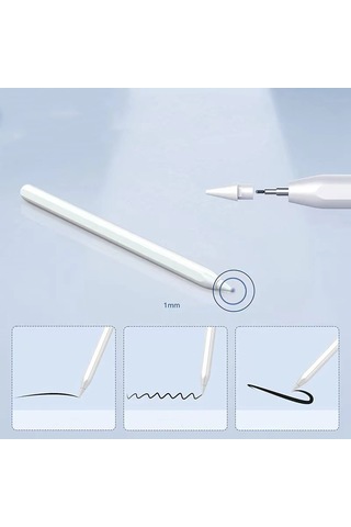 Zore Pencil 09 Dokunmatik Çizim Kalemi Beyaz