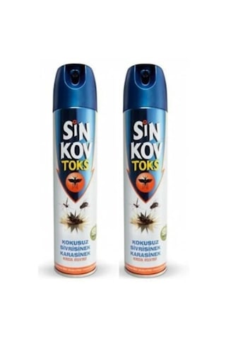 Sinkov Toks Kokusuz Sinek Öldürücü Aerosol 2 x 300 ML