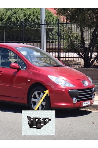 7120NH ÖN TAMPON SAĞ BRAKET 307 YENİ MODEL (2006-08)