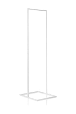 Sort Beyaz Metal Elbise Askılığı Küçük Beyaz