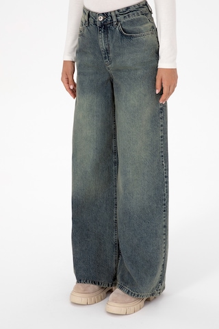 U.S. Polo Assn. Kadın Yeşil Flare Fit Jean Pantolon 50308394-DN0030