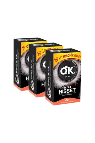 Okey Ultra Hisset Prezervatif 60'lı
