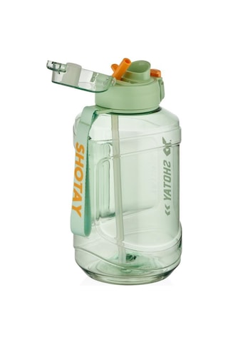 Shotay Medium Barrel Su Matarası Tritan Geniş Yeşil 1600ml