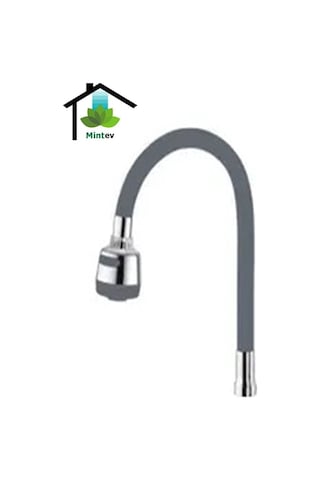 Mintev Mutfak Eviye Oynar Başlıklı 2 Fonksiyonlu Esnek Spiralli Renkli Lavabo Musluk Borusu