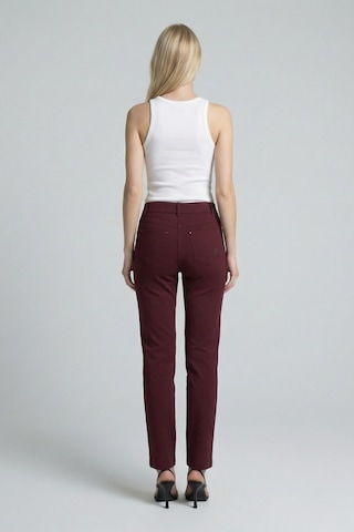 Seleste Kadın Pantolon 25y366 Bordo