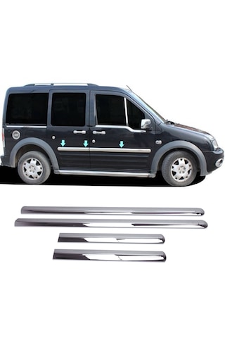 Ford Connect Krom Yan Kapı Çıtası 4 Kapı 2002-2013 Kısa Şase