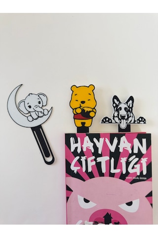 Sevimli Figürlü Kitap Ayraçları 3 Lü Paket-kitap Okuma Arkadaşı-sevimli Ayraçlar