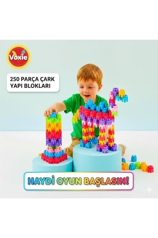250 Parça Çark Yapı Blokları Seti 'box Kutu'