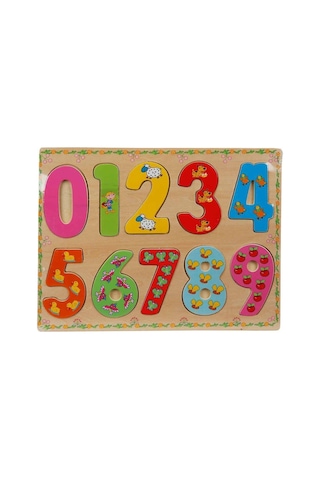 5215 -wooden Puzzle Numbers 10 Parça Standart