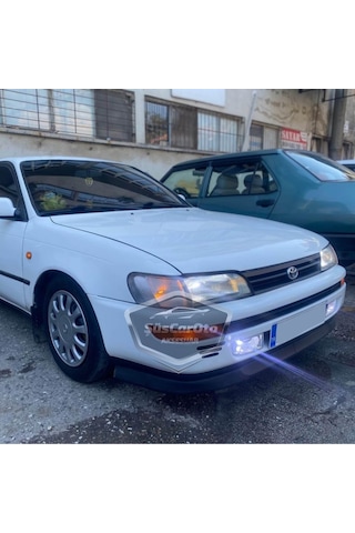 Toyota Corolla Uyumlu Ae101 Efsane Kasa 1991-1998 Uyumlu Üniversal Astra H Lip Esnek Ön Lip 2 Parça Tampon Altı Dil Karlık Ön Ek 00 Şüscaroto Aksesuar