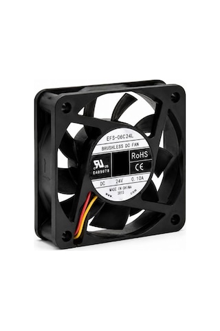Efs-06c24l Dc24v 0.10a 6015 3pın Soğutma Fanı