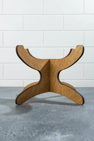 H&t Wood Sıcak Yemekler İçin Ayaklı Servis Standı 1 Adet 257576292 Açık Kahverengi