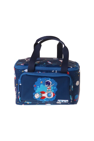 Kaukko Kids İki Bölmeli Thermo Okul Beslenme Çantası - Astronot Baskılı Lacivert Renk Erkek Çocuk - L5365 Lacivert - Mavi