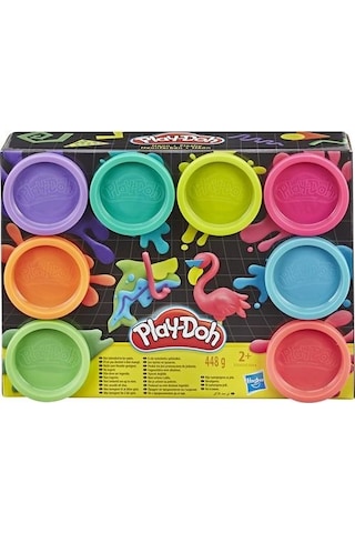 Play-doh 8li Hamur Neon Renkler E5044-e5063
