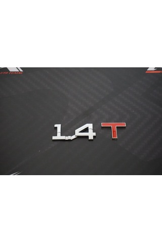 Audi 1.4 T Bagaj Krom Metal 3M 3D Yazı Logo