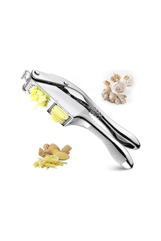 Kaymaz Saplı Profesyonel Sınıf Paslanmaz Çelik Sarımsak Presi, 2' Çok Renkli