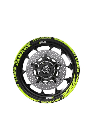 Yamaha Yzf R25 Jant Şeridi Florasan Sarı
