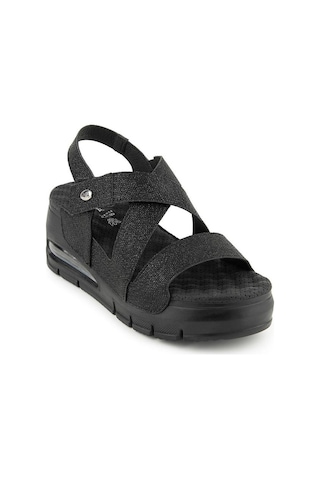 Muya Nofio 35215-430 Air Max Anatomik Taban Kadın Sandalet Siyah 36-40