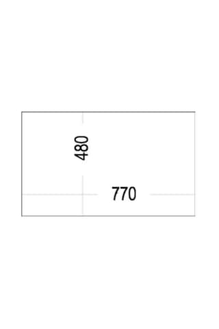 Teka Forsquare 72.40 Tg Tezgah Üstü Beyaz Granit Eviye