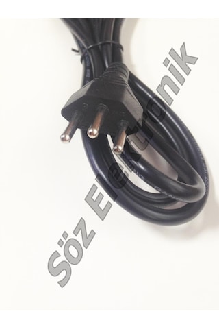 İsveç Power Kablo 3X0.75 1.8 Mt 1 Paket 5'Li