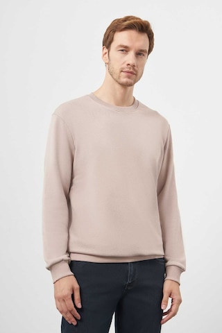 Morven Erkek Taş Basic Bisiklet Yaka Sweat-shirt 25ks063005870 Taş Taş