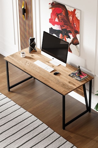 Ms2 Çalışma Masası,ofis Masası - 70x160 Cm - Çam Ms2 - 160 - Çam