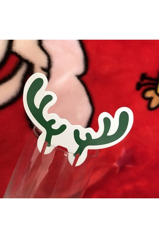 Reedark 10 Adet Noel Temalı Bardak Kartı - Parti Dekorasyonu Ve Kişiselleştirme İçin