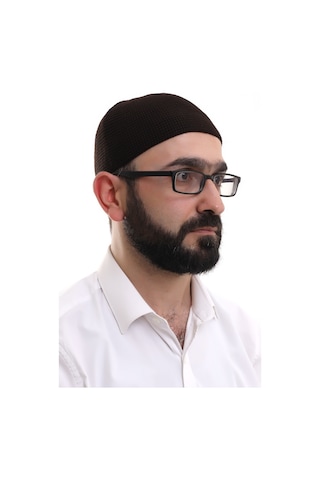 Kahverengi Kışlık Nokta Desenli Orlon Namaz Takkesi