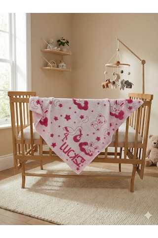 Bunny Peluş Bulut Bebek Battaniyesi - Zt600 Pembe