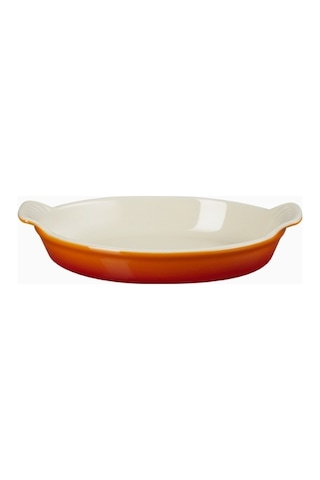Le Creuset Oval Seramik Mini Fırın Kabı Fırın Tepsisi Turuncu