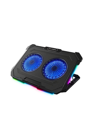 Rampage Sirius S46 Rgb Işıklı 2 Fanlı Yükseklik Ayarlı 125 -125-15 2 Usb Port Notebook Soğutucu