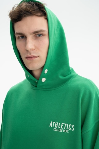 AR-MA Arma Erkek Oversize Kanguru Cepli Şardonsuz 3 İplik Kapşonlu Sweatshirt 001