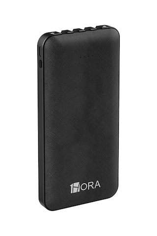 Gar148 10000 Mah Taşınabilir Şarj Cihazı - Dahili 4 Kablo - Hızlı Şarj Usb-a Powerbank Siyah
