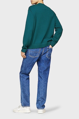 Tommy Jeans Erkek Kazak Dm0dm20706 Cwg Koyu Yeşil Koyu Yeşil