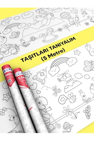 Taşıtlar Boyama Kağıdı
