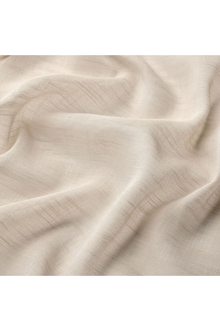 Tül Perde/2 Kanat, Açık Bej, 145x300 Cm Acı Kahverengi