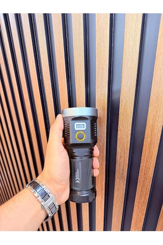 Pd-12000 Profesyonel Şarjlı Avcı El Feneri 40w 4000 Lümen Çok Renkli