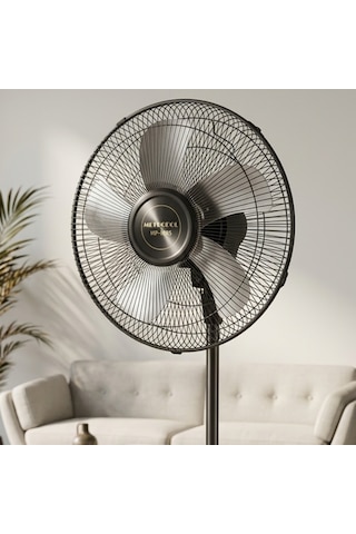 Metropol Mp-1005-m 16" Ayaklı Vantilatör 55w Güçlü Motor İle 5 Kollu Metal Pervane