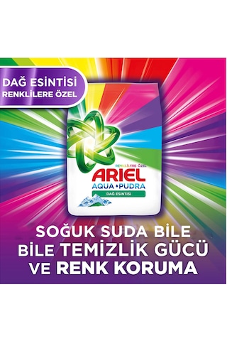 Ariel Toz Çamaşır Deterjanı Parlak Renkler 40 Yıkama 6 KG