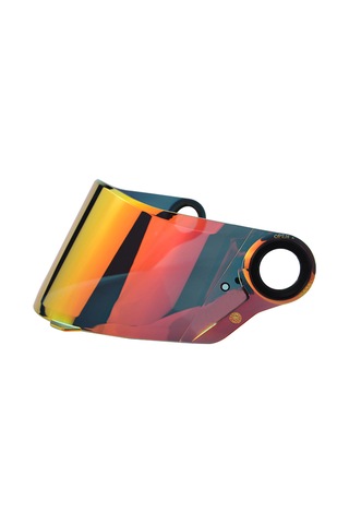 Xindoker Ls2 Ff358 Ff396 Tam Yüz Kaskı İçin Uv Koruma, Sis Ve Çizik Dayanıklı Değiştirme Lens - Revo Şeffaf Kırmızı