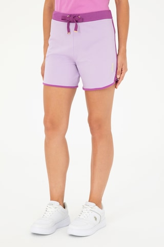 U.s. Polo Assn. Kadın Lila Şort Örme 50285890-vr034 Lila