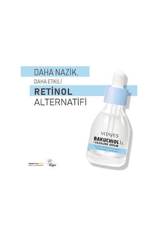 Vitayes Retinol Alternatifi Bakuchiol Serum 30 ML