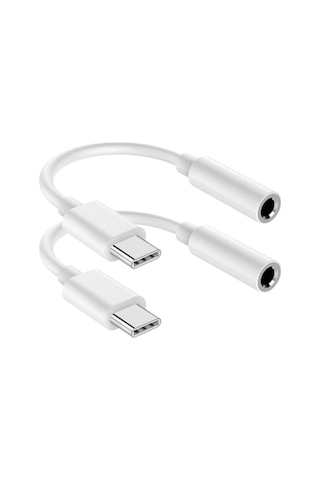 Zenvan İphone 16 Pro Max/ 15 Pro/ 15 İçin Usb C - 3,5 Mm Kulaklık Jakı Adaptörü, Usb C - Aux Ses Dongle Kablo Kablosu İpad Pro/galaxy S24 S23 Ultra/pixel 9 İle Uyumlu - Beyaz