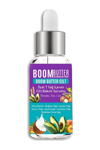 Boom Butter 7 Yağ İçeren Maksimum Nemlendirici Cilt Bakım Serum 20 ML